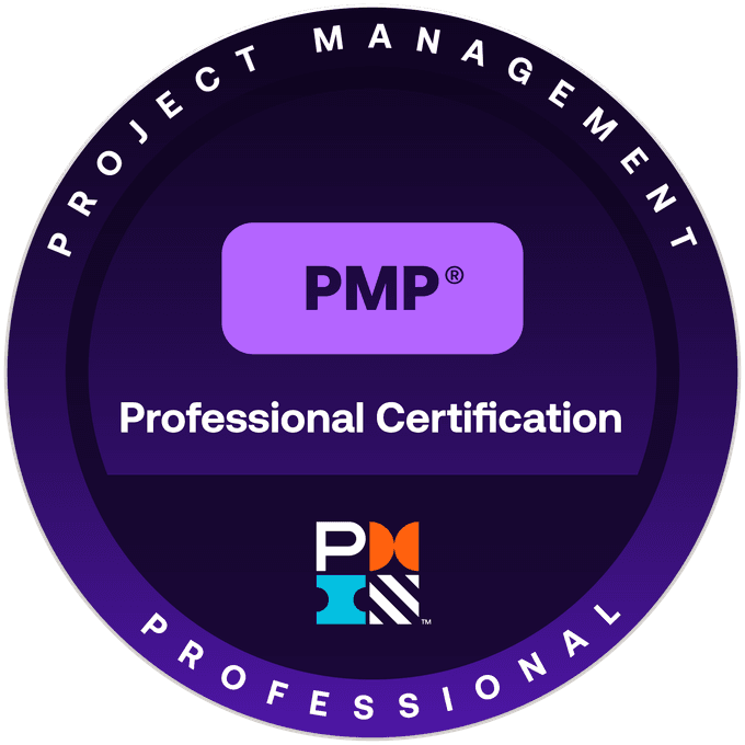 Project Management Professional (PMP) badge
